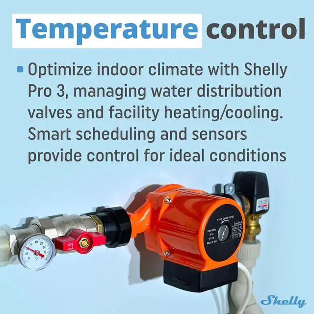 Alt view image 5 of 7 - Shelly Pro 3 | Wi-Fi & LAN, 3-Channel Smart Relay | Home & Facility Automation | Compatible with Alexa & Google Home | iOS Android App | Lights Automation | Controller for Motorized Valve