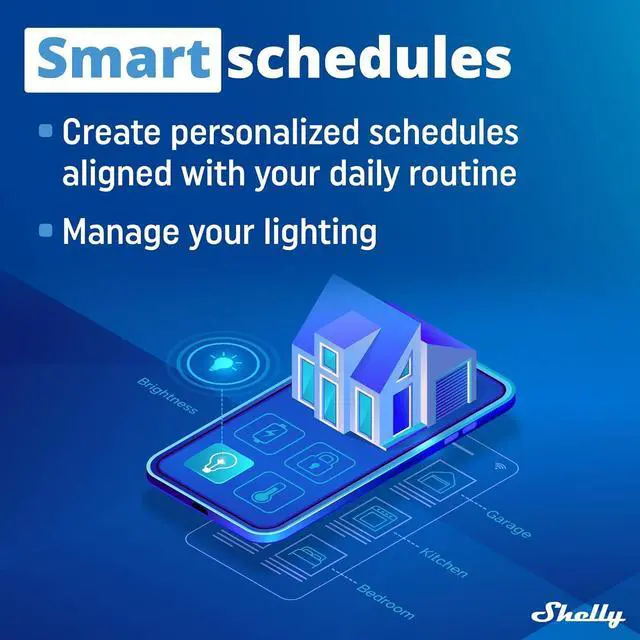 Alt view image 5 of 6 - Shelly Wave 2PM US LR UL | Z-Wave Long Range Smart Switch Relay, 2-Channel 16 A with Power Metering | Home Automation | High Compatibility | Easy Installation | iOS Android App