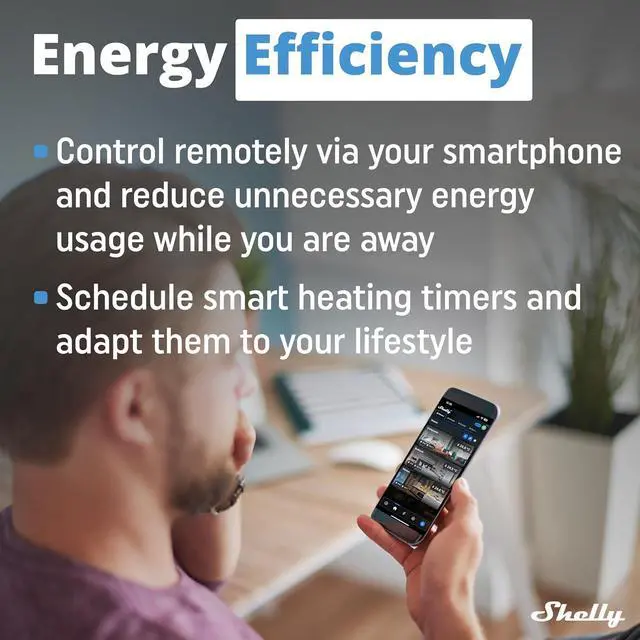 Alt view image 7 of 7 - Shelly Blu TRV & Blu Gateway Gen3, Bluetooth-Operated Smart Thermostatic Valve, Smart Thermostatic Radiator Valve, Temperature Control, Home Automation, Compatible with Alexa, Google, Home Assistant