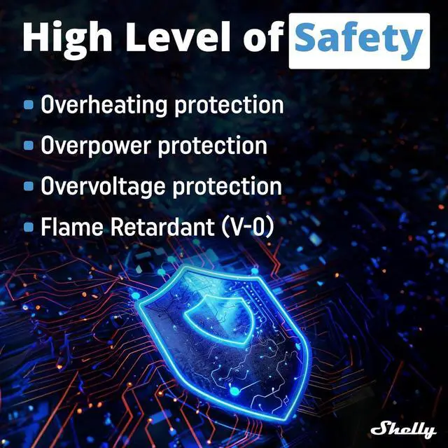 Alt view image 7 of 7 - Shelly Z-Wave Pro Shutter US Controller, High Compatibility | Z-Wave Shutter Controller, Power Metering, DIN-Rail, Home Automation, Repeater, Easy Installation, iOS Android App