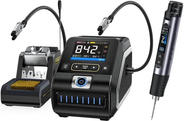 Main image of HS-03 Soldering Iron Kit and DWS-200 Soldering Station Kit