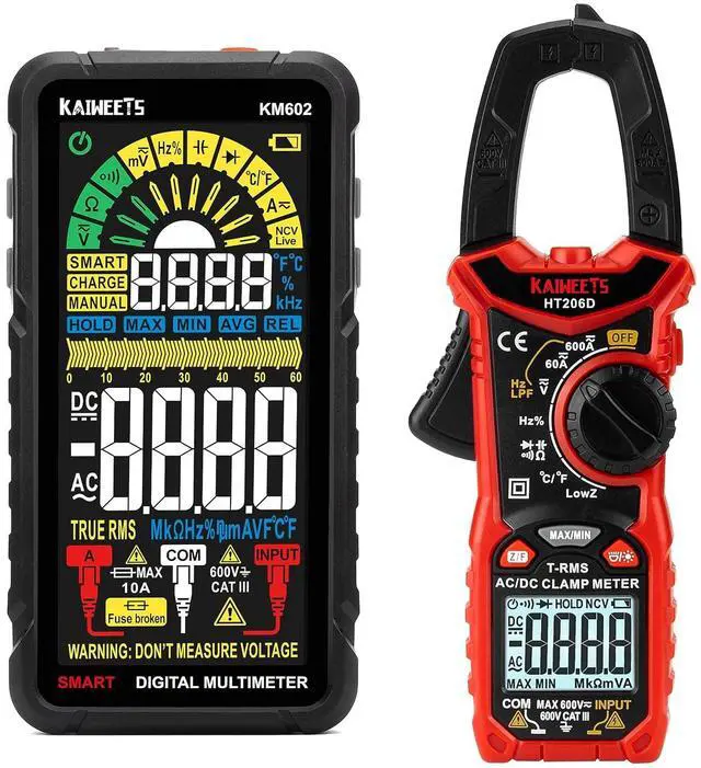 Main image of HT206D Digital Clamp Meter & Smart Multimeter KM602