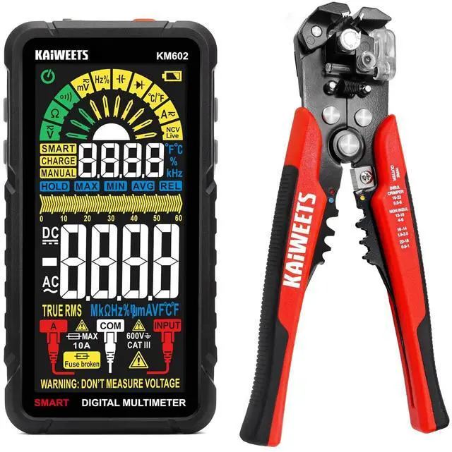 Main image of KM602 Smart Multimeter, KWS-103 Wire Stripper