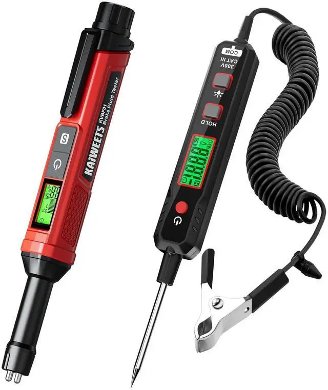 Main image of 0.8V-100V DC Smart Automotive Test Light and Brake Fluid Tester Pen