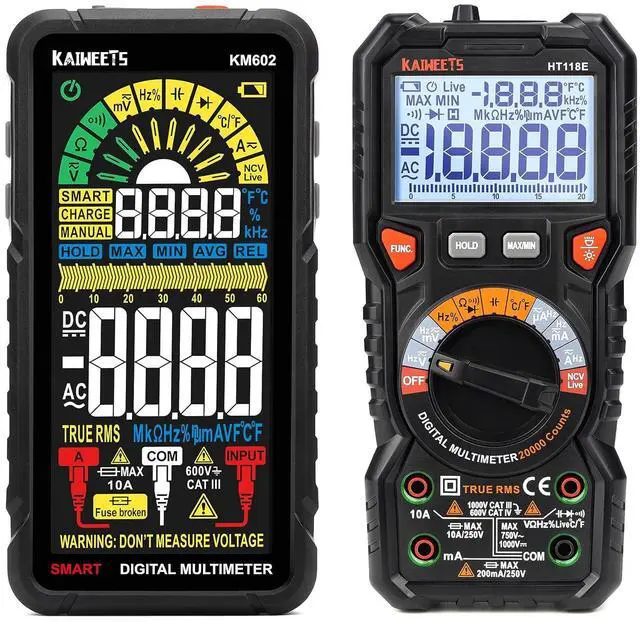 Main image of HT118E Digital Multimeter, KM602 Smart Multimeter Rechargeable