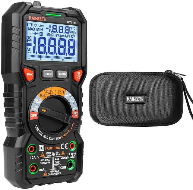 Main image of HT118E Digital Multimeter and BB-100 Multimeter Case