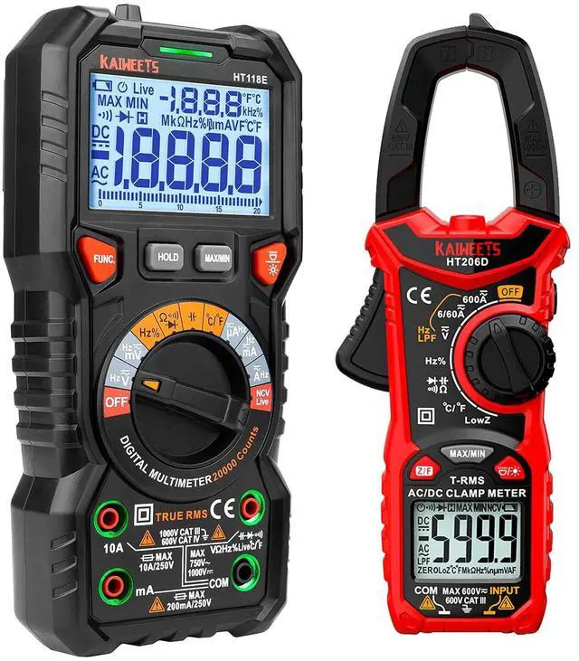 Main image of HT118E Digital Multimeter and HT206D Clamp Meter