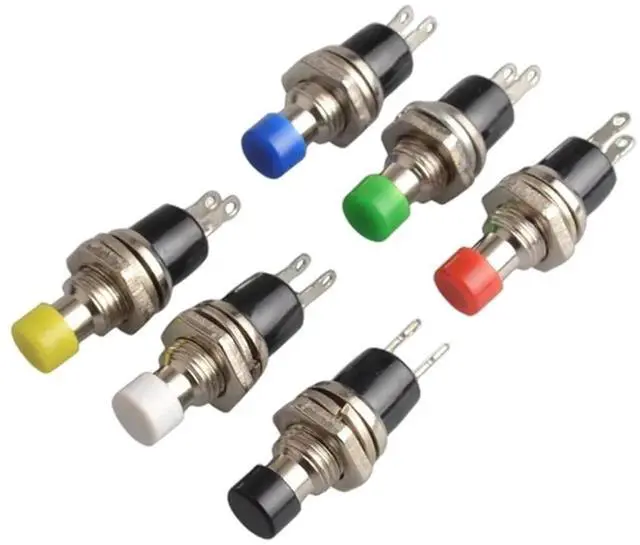 Alt view image 5 of 5 - 7mm Spring Mini Push Button Momentary Switch Normally Open NO(Blue)
