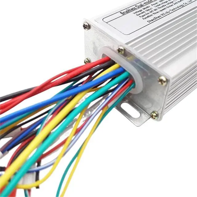 Alt view image 3 of 5 - 36V 48V 350W 18A Brushless Motor Speed Drive Dual Mode Controller General for Electric Ebike E-Bike Bicycle Scooter Motorcycle(36V 48V 350W 18A)