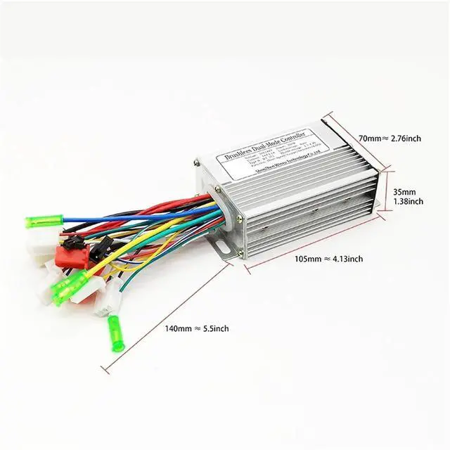 Alt view image 5 of 5 - 36V 48V 350W 18A Brushless Motor Speed Drive Dual Mode Controller General for Electric Ebike E-Bike Bicycle Scooter Motorcycle(36V 48V 350W 18A)