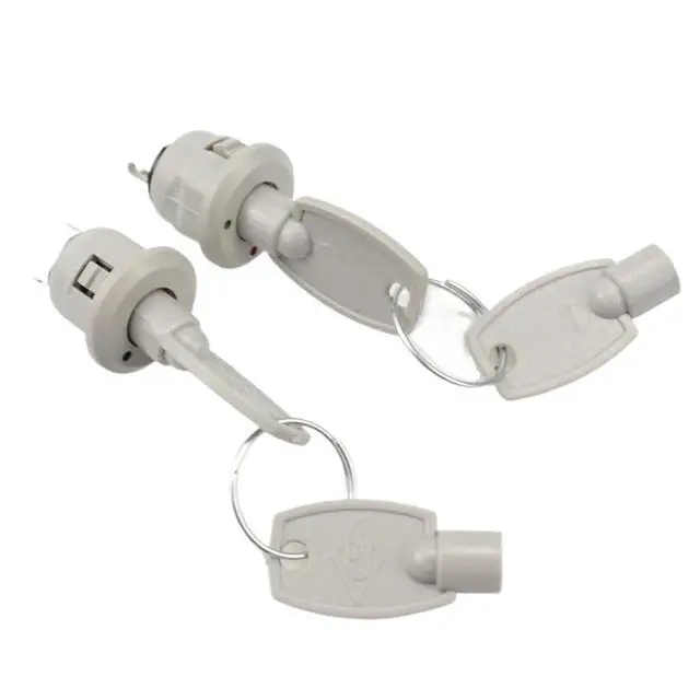 Alt view image 4 of 6 - 5PCS 12mm Plastic Key Switch
