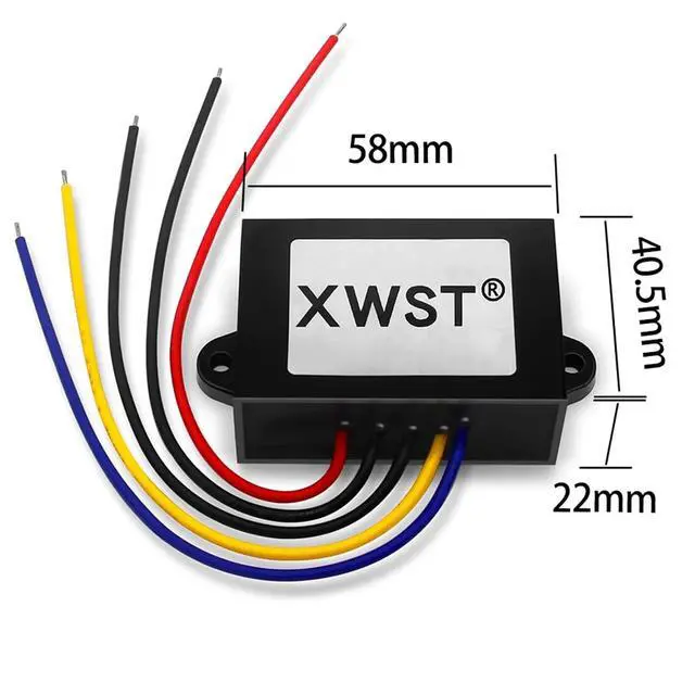 Alt view image 2 of 7 - DC DC Converter 12V 24V 36V 48V 60V 72V 80V 85V to 5V 1A 2A 3A 4A 5A 6A Voltage Regulator Step Down to 5V with Acc Controller(1A with Acc Control)