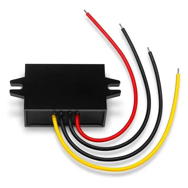 Alt view image 3 of 7 - DC DC Step Down Converter 12V to 5V 5A 8A 10A High Efficiency Inverter 5V Voltage Regulator Module for Car Golf Cart(5A ABS Plastic M)