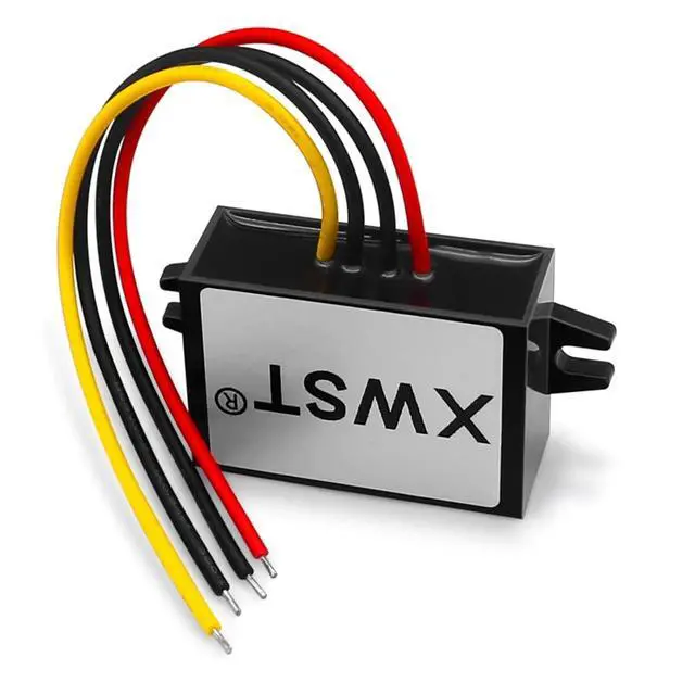 Alt view image 4 of 7 - DC DC Step Down Converter 12V to 5V 5A 8A 10A High Efficiency Inverter 5V Voltage Regulator Module for Car Golf Cart(5A ABS Plastic M)