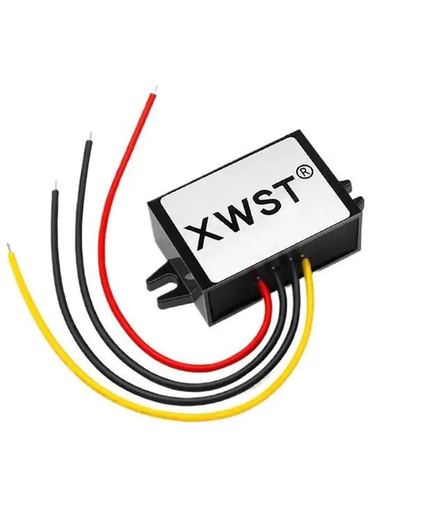 Main image of DC DC Step Down Converter 12V to 5V 5A 8A 10A High Efficiency Inverter 5V Voltage Regulator Module for Car Golf Cart(5A ABS Plastic M)