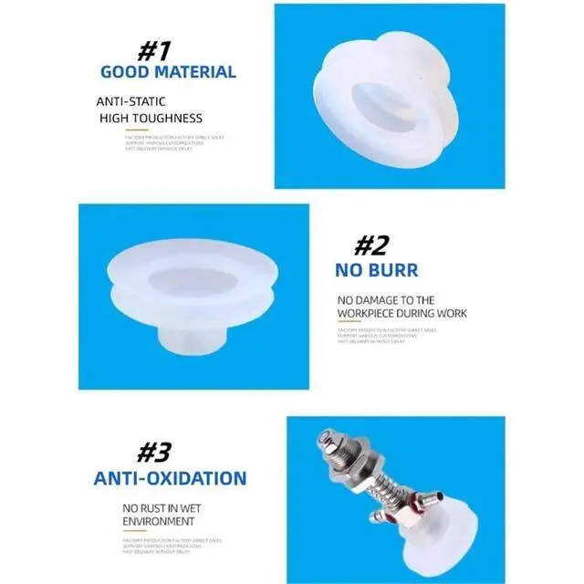 Alt view image 3 of 6 - Vacuum Suction Cup Silica Gel Strong Suction pad Sucker SP-S08/10/12/15/20/25/30(SP-S25)