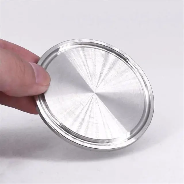 Alt view image 4 of 6 - 2" Tri Clamp SUS 304 Stainless Tri-Clamp TC Blind Cover End Cap Home Brew Wine Ferrule OD 64mm
