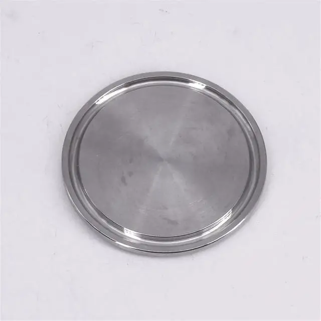 Alt view image 6 of 6 - 2" Tri Clamp SUS 304 Stainless Tri-Clamp TC Blind Cover End Cap Home Brew Wine Ferrule OD 64mm