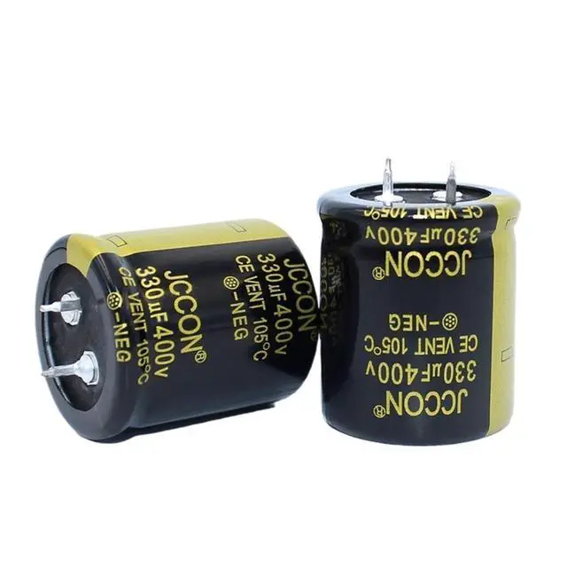Alt view image 2 of 6 - 1Pcs Audio Electrolytic Capacitor 400V 100UF 150UF 220UF 330UF 470UF 560UF 680UF 820UF 1000UF for HiFi Amplifier Low(400V330UF 25x40)