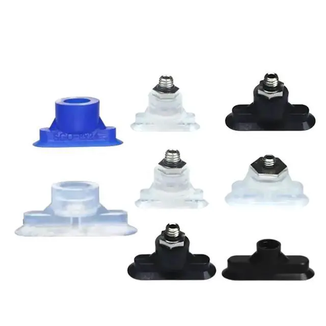 Alt view image 4 of 6 - Oval Type Long Strip Type Imported Anti-Static high Temperature Silicone Rubber Vacuum Cup Industrial 6X18 8X24 10X30(Blue)