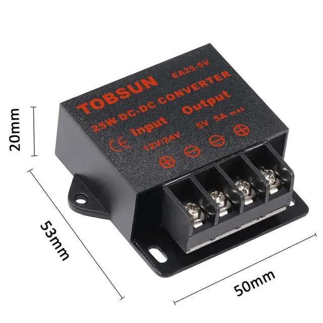 Alt view image 5 of 6 - DC Voltage Regulator DC 12V 24V to DC 5V 3A 5A 10A 15A Converter Step Down Reducer Power Converter Mini Module(5A)