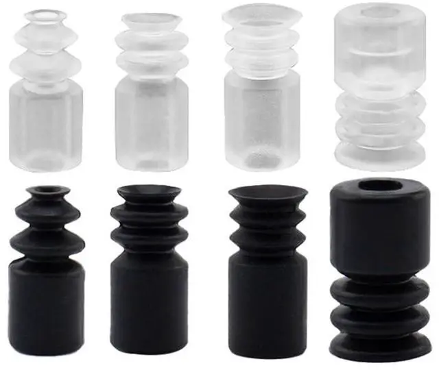 Main image of 1Pcs BT-4/5/7/9 Mini Round Vacuum Sucker White Silicone 4MM 5MM 7MM 9MM Black NBR Flat Vacuum Suction Cup(BT-7 Black)