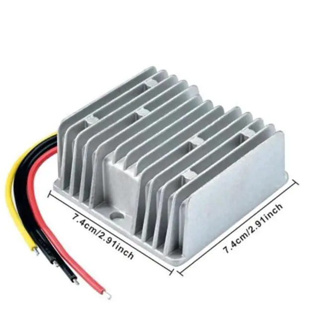 Alt view image 6 of 6 - DC 12 / 24V To DC 48V 6A 288W Voltage Converter Regulator DC/DC Boost Waterproof Easy Install