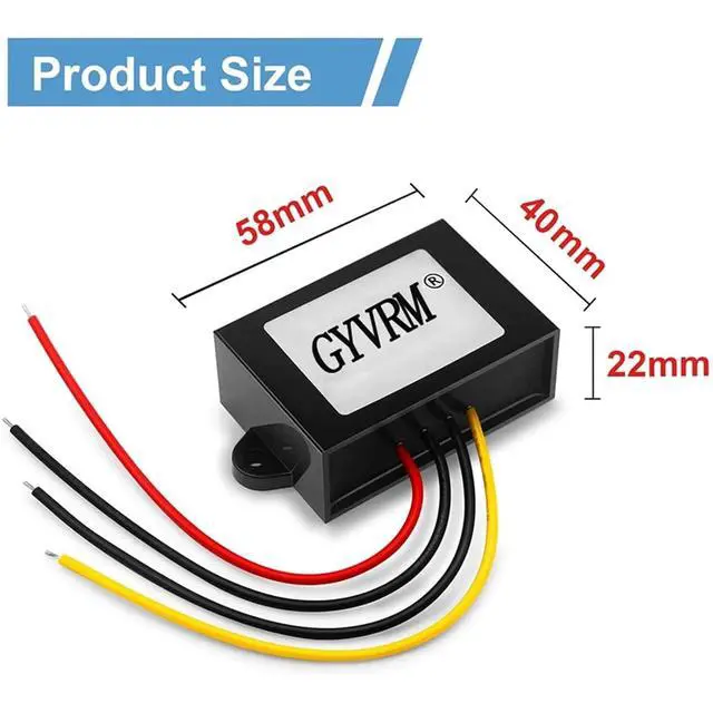 Alt view image 4 of 7 - DC 36V to 24V Step Down 48V to 24V 3A 5A 6A 8A Converter Module Power Charger for car 24V dc Power Supply Step-Down Module(ZL-36V48V to 24V 3A)