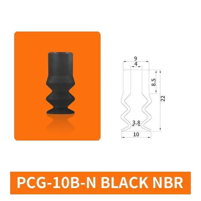 Alt view image 2 of 7 - 1Pcs PCG-5/7/10/12/15/18-N/S Three Layers Mini Soft Round Silicone Strong Vacuum Suction Sucker(PCG-10B-N)