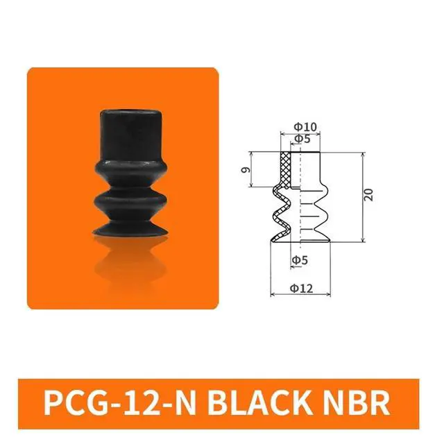 Alt view image 2 of 7 - 1Pcs PCG-5/7/10/12/15/18-N/S Three Layers Mini Soft Round Silicone Strong Vacuum Suction Sucker(PCG-12-N)