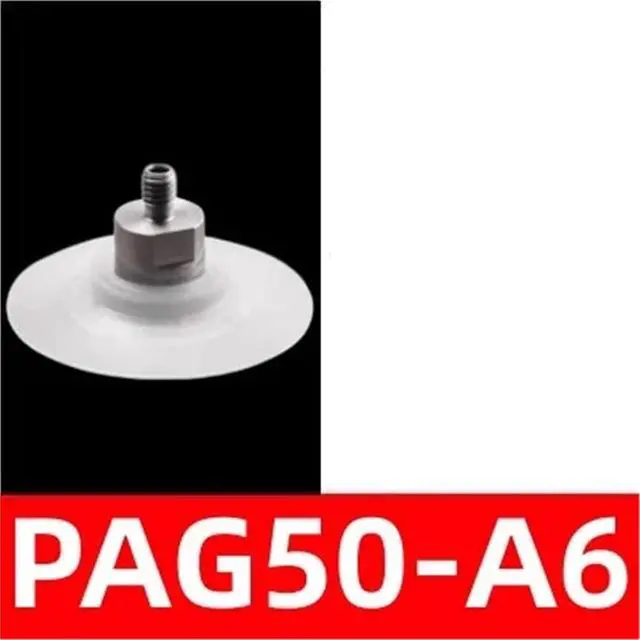 Alt view image 2 of 7 - 1Pcs Vacuum Suction Cup, Paper Suction Cup, PAG-15 Film Suction Nozzle, PAG-30 Thin PAG-10 Pneumatic Component(Pink)