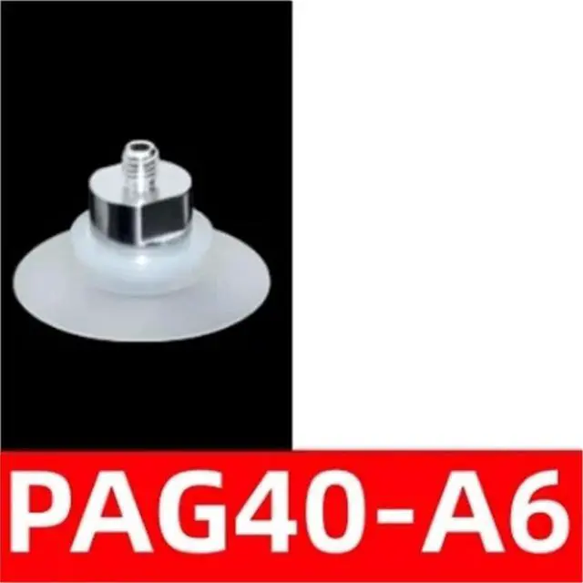 Alt view image 2 of 7 - 1Pcs Vacuum Suction Cup, Paper Suction Cup, PAG-15 Film Suction Nozzle, PAG-30 Thin PAG-10 Pneumatic Component(Rose Red)