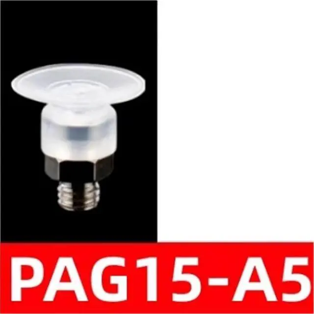 Alt view image 2 of 7 - 1Pcs Vacuum Suction Cup, Paper Suction Cup, PAG-15 Film Suction Nozzle, PAG-30 Thin PAG-10 Pneumatic Component(White)