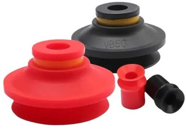 Main image of Mechanical Parts Sucker VB10 20 30 40 50 Double-Layer Vacuum Sucker Industrial Pneumatic Rubber(Brown)
