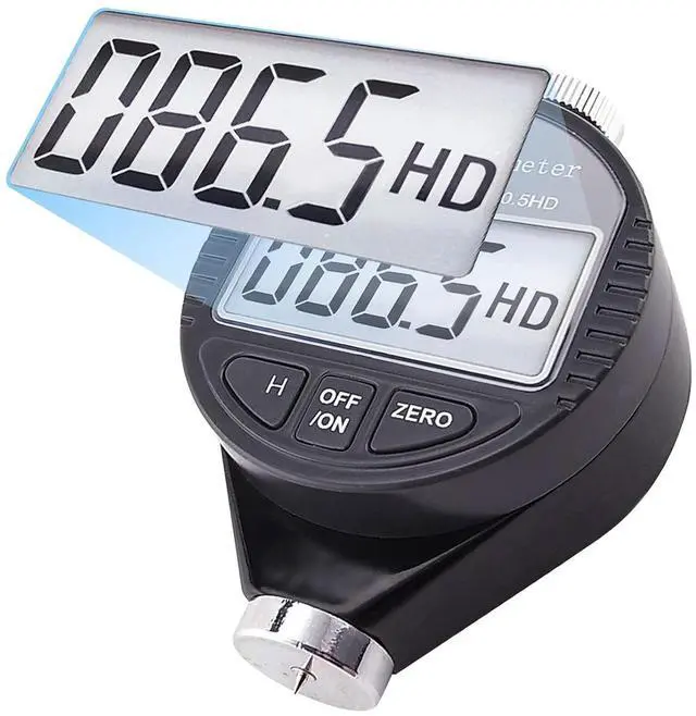 Main image of Shore D Hardness Tester Meter Portable 0-100HD Digital Durometer D for Rubber, Tire, Plastic, Thermal Plastic, Flooring, Bowling Ball with Large LCD Display