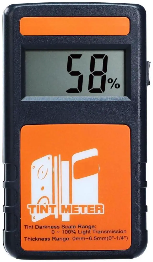Main image of Handheld Digital Window Tint Meter 0%~100% Range Visual Light Transmission Light Transmission Continous Measurement Function (up to 4000) for Mesuring Film, Filmed Glass, Window Tint, Side Windshield
