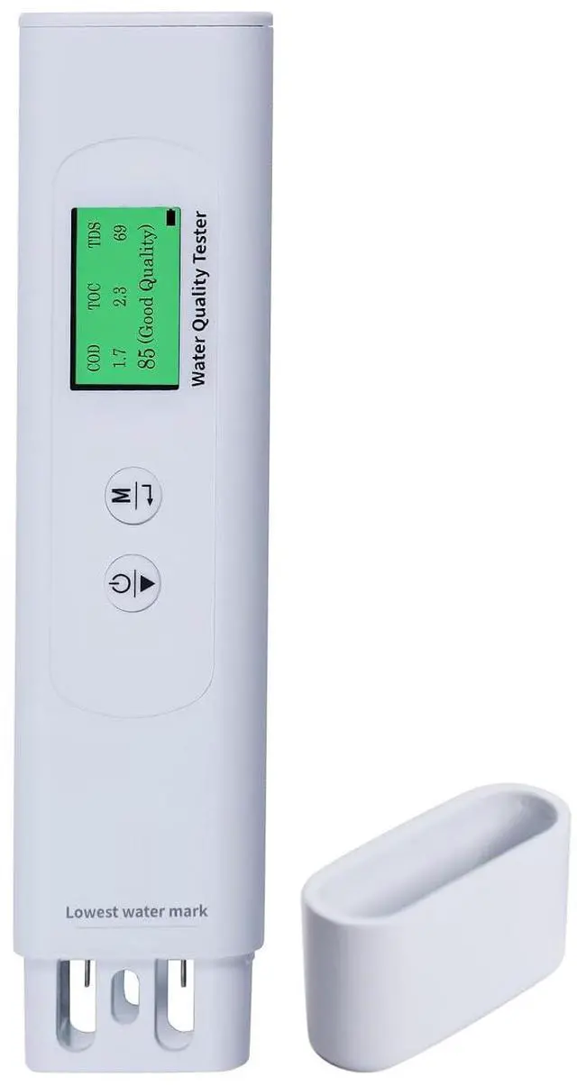 Main image of Water Quality Meter 6 in 1 Parameters COD, TOC, UV275, TDS, EC, and Temperature Color Screen Display Backlight Indicator Waterproof Water Test Kits with Intelligent Scoring Mode for Drinking Water