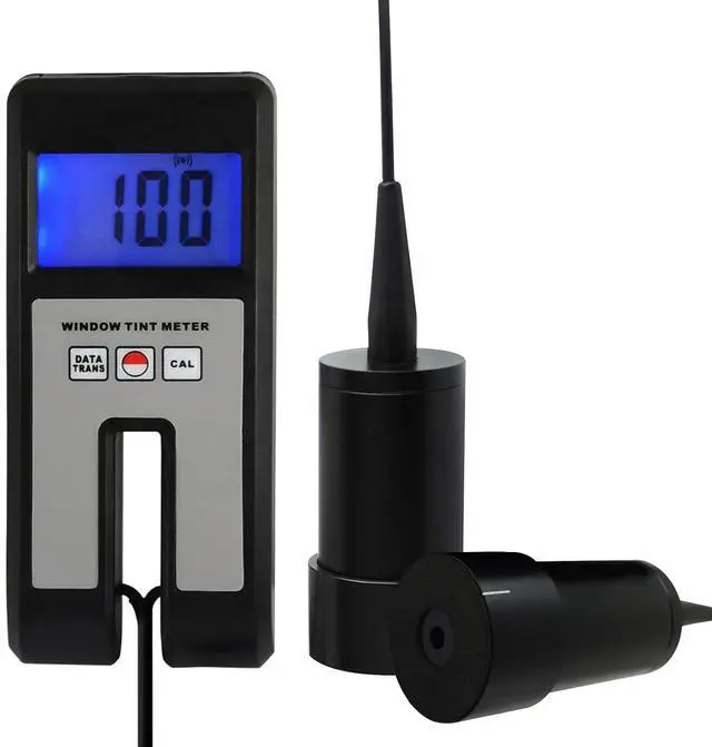 Main image of Portable Digital Window Tint Meter, 18mm VLT Light Transmission Tester, 0-100% Range Handheld Tint Reader Tint Checker for Car Windows Glass Testing