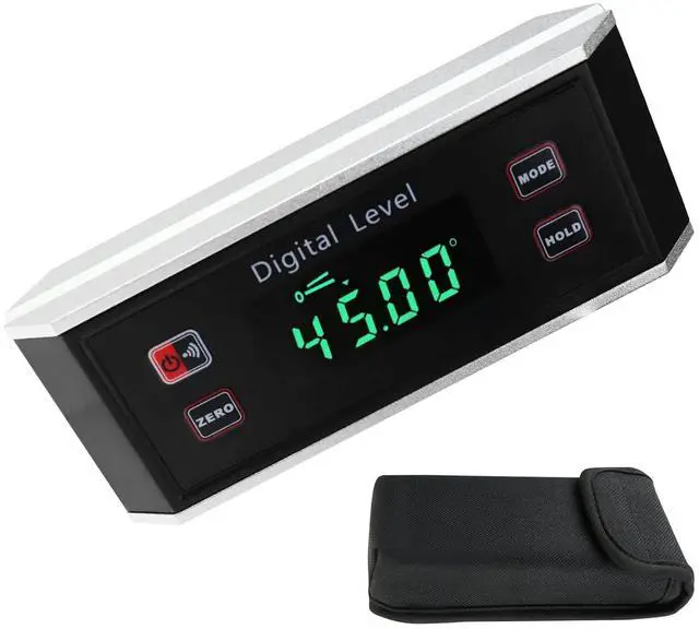 Main image of Digital Angle Finder Magnetic Table Saw Angle Finder Tool, Digital Inclinometer with Backlight Digital Protractor Bevel Level Gauge, Woodworking Measuring Tool, Level Box for Hanging 0~360 degree