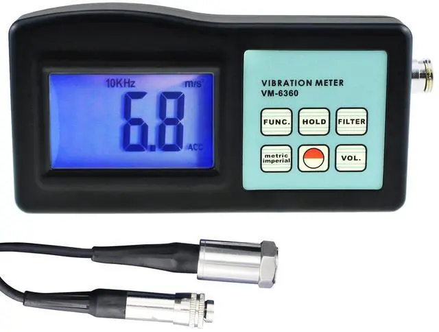 Main image of Instruments Digital Vibration Meter Gauge Tester Analyzer