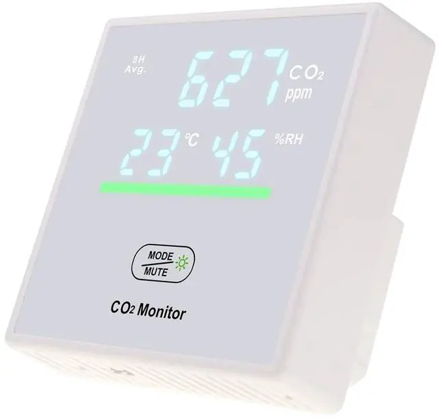 Main image of CO2 Meter Air Quality Monitor Smart CO2 Monitor Carbon Dioxide Temperature Humidity Detector for Indoor and Outdoor