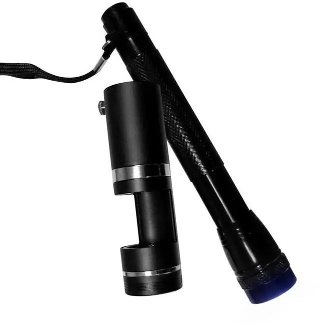 Main image of Darkfield Loupe with Flashlight LED Jewelry Magnifier Loupe, Polariscope 18mm 10x Handheld Dark Field Hastings Loupe Gemstones Gemological Testing Diamond Jeweler Tool
