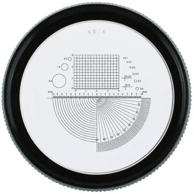 Main image of Glass Reticle Scale Chart for Scale Loupe
