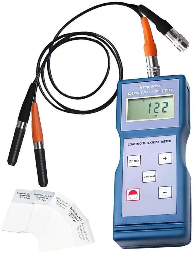 Main image of Instruments Paint Coating Thickness Meter Gauge with F and NF Probes