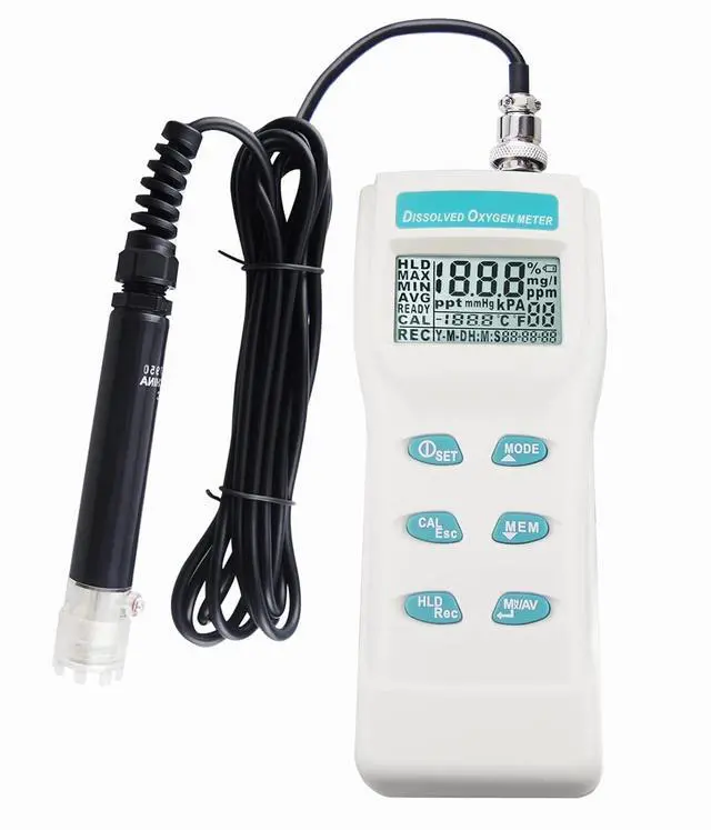 Main image of Gain Express Professional Digital Large LCD Dissolved Oxygen DO Meter Water Quality Tester with ATC 99 Memory Function