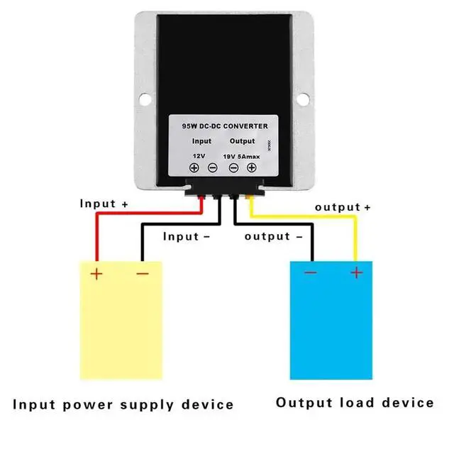 Alt view image 2 of 6 - 12V to 19V 5A 10A 95W 190W DC DC Converter Voltage Regulator Step Up Boost Module Power Supply for Car LED Solar(to 19V 10A 190W)