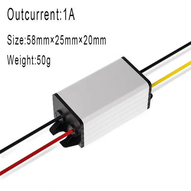 Alt view image 2 of 7 - DC to DC Converter 12V24V36V48Vto5V6V9V12V24V3A5A DC to DC Converter Step-Down Power Over Current Protection(1A,12V24V_12V)