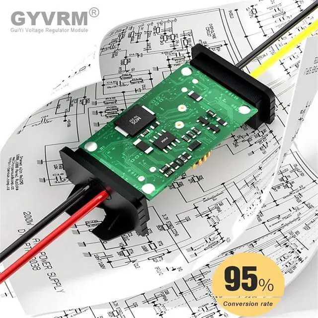 Alt view image 7 of 7 - DC to DC Converter 12V24V36V48Vto5V6V9V12V24V3A5A DC to DC Converter Step-Down Power Over Current Protection(3A,12V24V_12V)