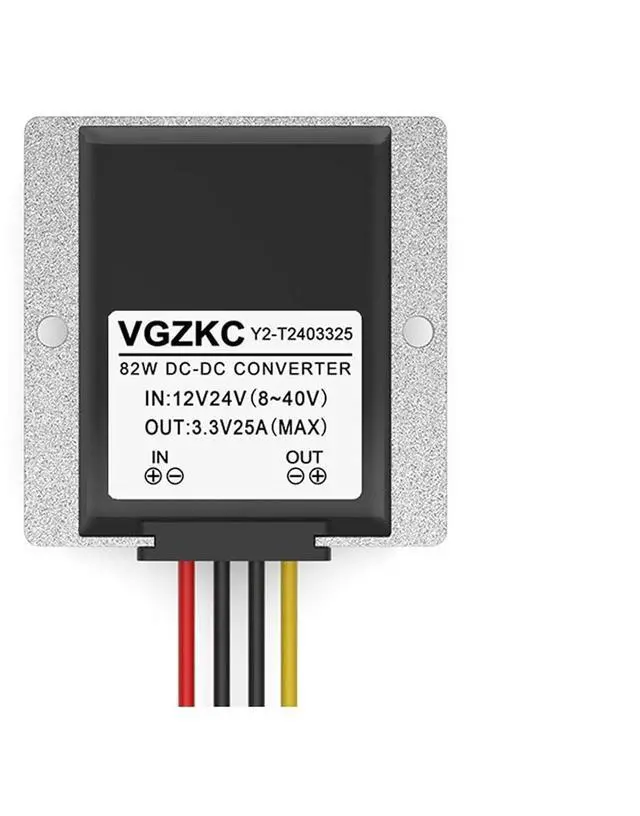 Main image of 12V-24V to 3.3V 3.7V 4.2V 5V 6V 7.5V 9V 25A DC Power Converter Automotive Regulator(12V 24V to 3.3V 25A)
