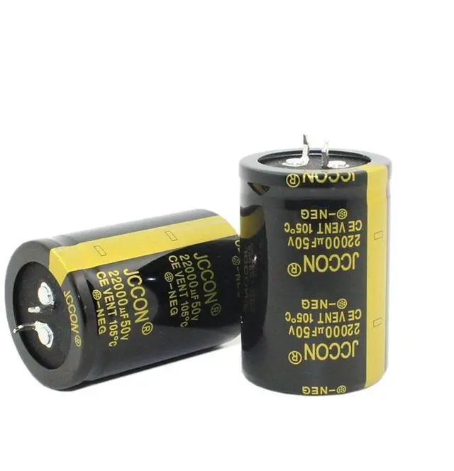 Alt view image 3 of 6 - 1Pcs Audio Electrolytic Capacitor 50V 6800UF 4700UF 10000UF 15000UF 22000UF for HiFi Amplifier High Frequency Low(50V10000UF 30x50)